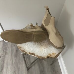 Suede  Chelsea by Zara. Size 44. Tan. Never Worn!